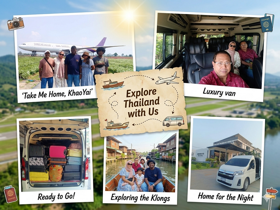 Car rental with driver. Tel. 099-676-9789. Services include taxi hire, and reservations. Sedan vans, and transportation services for airport and hotel transfers in Bangkok and other provinces. Parcel and document delivery, pet transportation, and more.